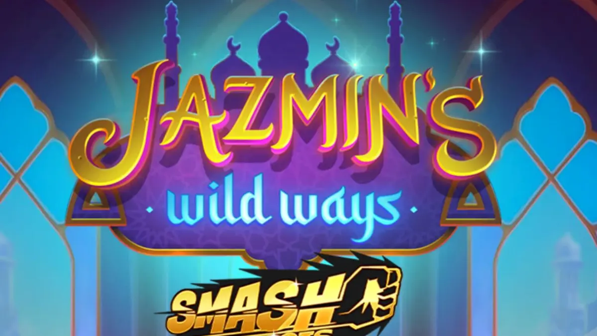 Jazmin’s Wild Ways Smash Pots™ slot game interface featuring Arabian theme